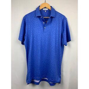 Peter Millar Summer Comfort Blue Polo Shirt S
